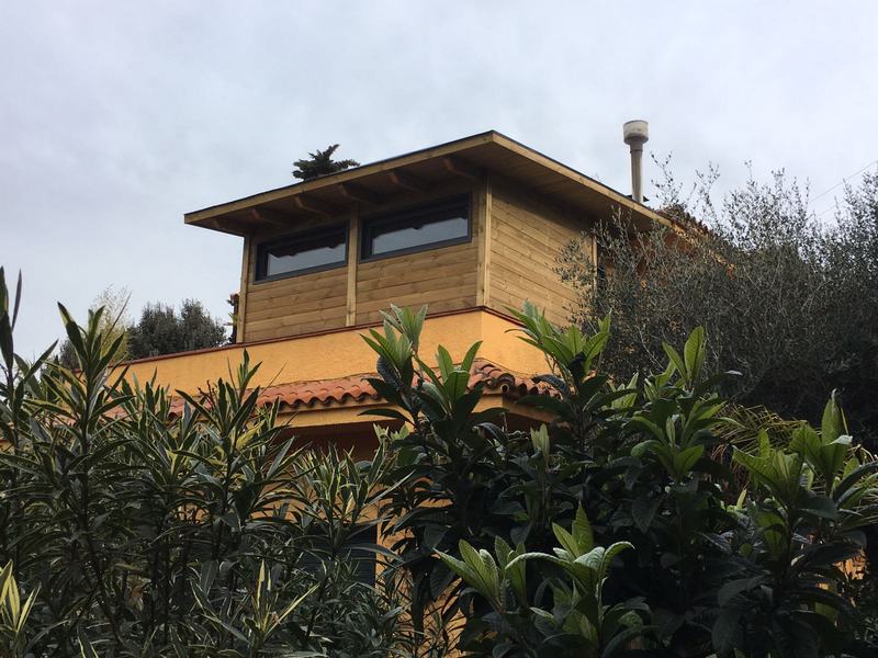 Casa de fusta amb aillament tèrmic