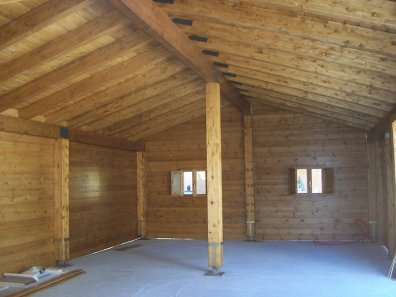 Interiors garatges de fusta